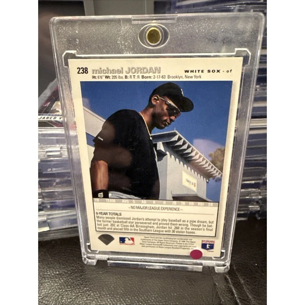 chicago white sox michael jordan upper deck baseball